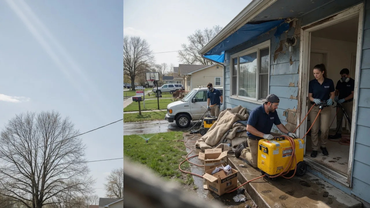Basement Flood Cleanup in Hudgins, VA near me